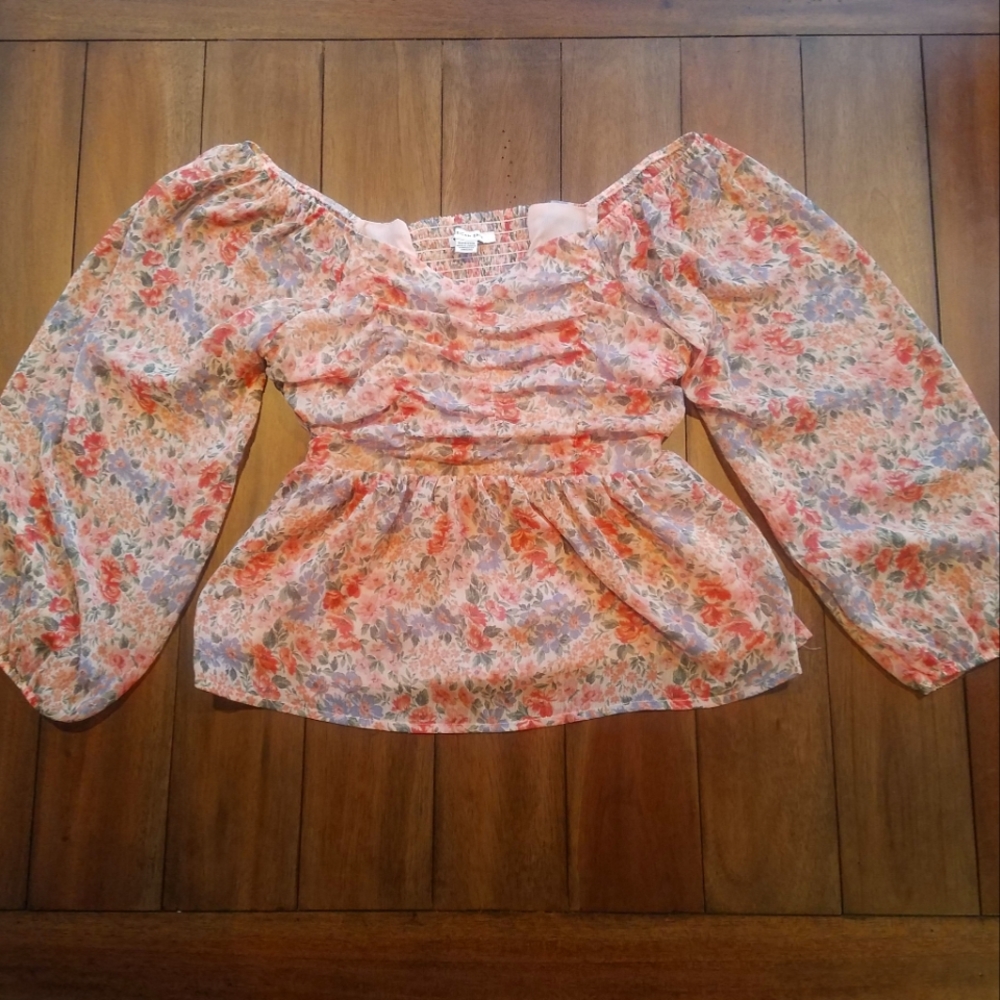 NWT AE Floral Long Sleeve